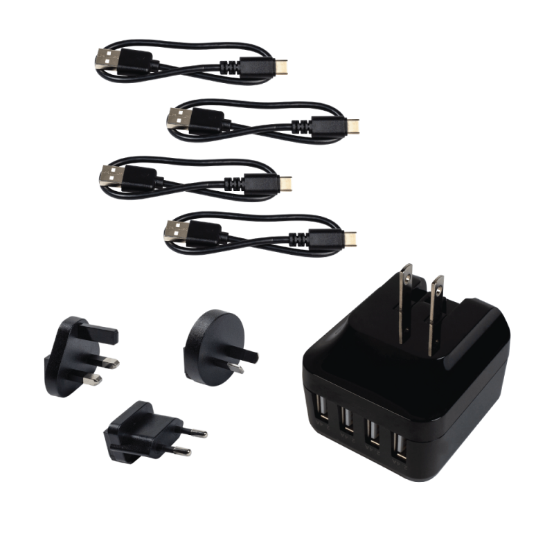 USB Charging Bundle (4-port, 48W, Global)