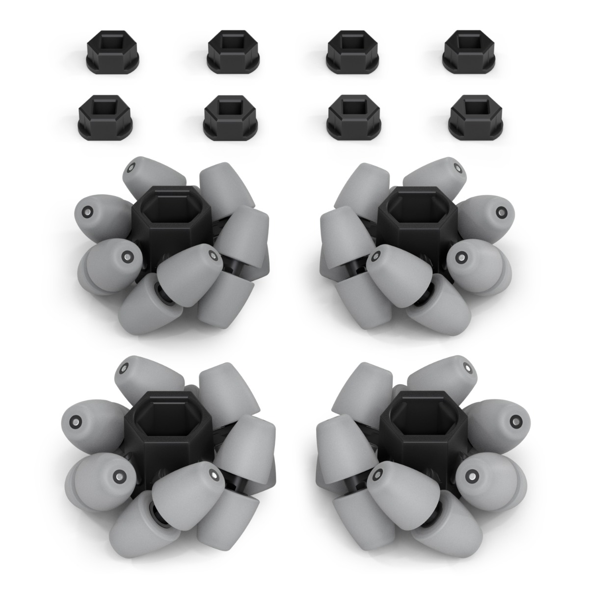 2” Mecanum Wheels v2 (4-Pack)
