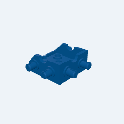 Triple 2x Wide, 2x2 Corner Connector thumbnail