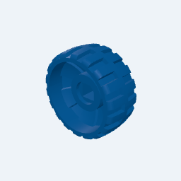 0.75x Wide, 1.5x Pitch Diameter Rover Wheel thumbnail