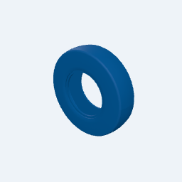 2x Wide, 7x Pitch Diameter Balloon Tire (Racing Slick Tread) thumbnail