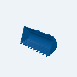 10x Pitch Wide Front Loader Bucket thumbnail