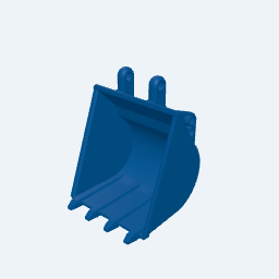 4x Pitch Wide Excavator Bucket thumbnail