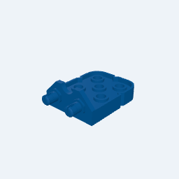 2x Wide, 2x2 Offset Corner Connector (Weak) thumbnail