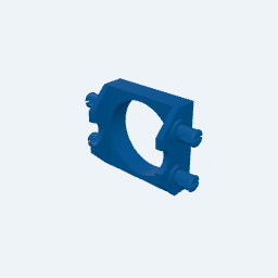 Double 2x Wide, 0.5in Pipe Connector thumbnail